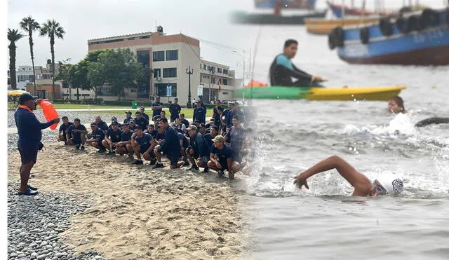 Marina de Guerra realizará campeonato de natación en aguas abiertas. Foto: Marina de Guerra