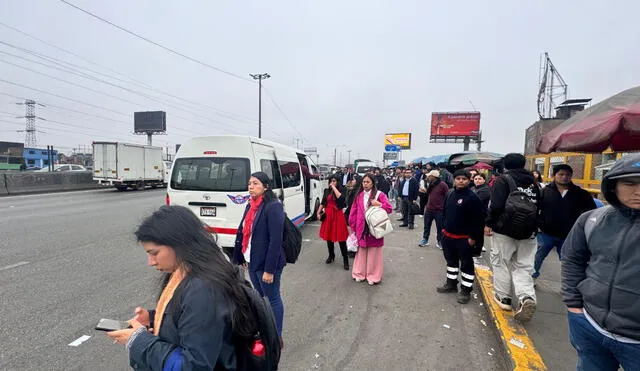 Se viene desarrollando el paro de transportistas en Lima. Foto: Rosario Rojas/La República