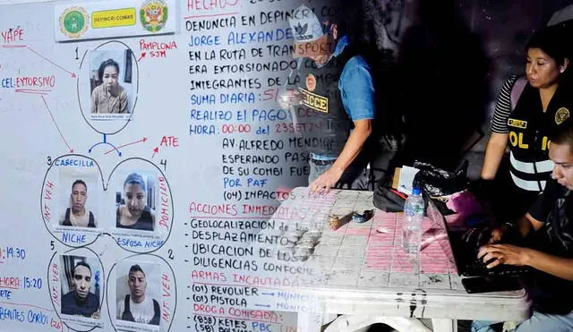 La Policía Nacional del Perú detuvo a los integrantes de la organización delictiva "Los Injertos de Aragua", acusados de extorsionar empresas de transporte público en Lima. Foto: composición LR/difusión