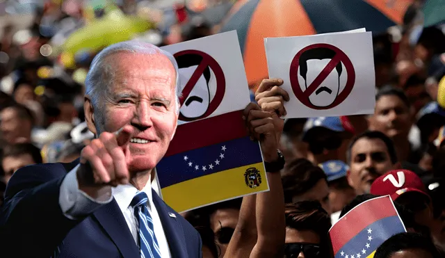 El presidente Joe Biden expresó su solidaridad con los venezolanos que buscan sacar a Nicolás Maduro. Foto: composición LR