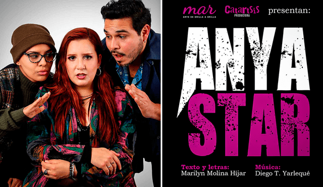 'Anya Star' tiene como protagonistas a Ivana Pedreschi, Numa Quintana y André Núñez. Foto: composición de Gerson Cardoso para La República/difusión