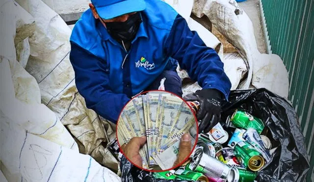 El reciclador que fue millonario, pero luego de unos minutos lo perdió todo: recibió un premio por su honestidad. Foto: composición LR / El Peruano / Andina