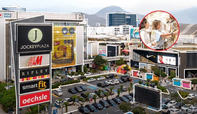 Centro comercial Jockey Plaza y tienda Dolce & Gabanna. Foto: composición LR/Jockey Plaza/Andina