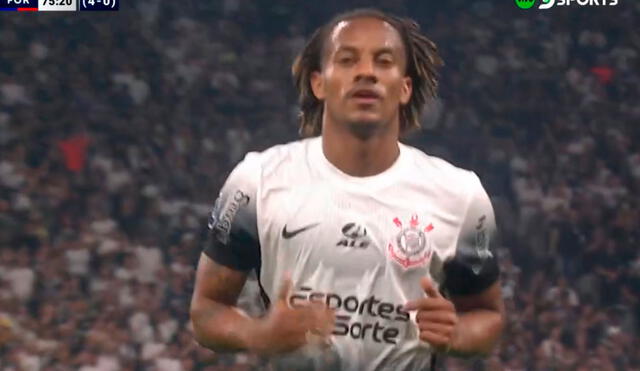 André Carrillo llegó a Corinthians tras su paso por Arabia. Foto: DSports.