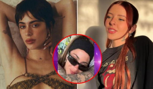 Los rumores de un romance entre Tini Stoessel y Young Miko se intensifican tras intercambios en Instagram y fotos donde comparten un collar. Foto: Composición LR/Instagram