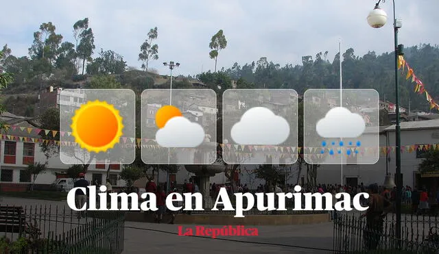 Clima en Apurímac, vía Senamhi HOY, 13 de octubre