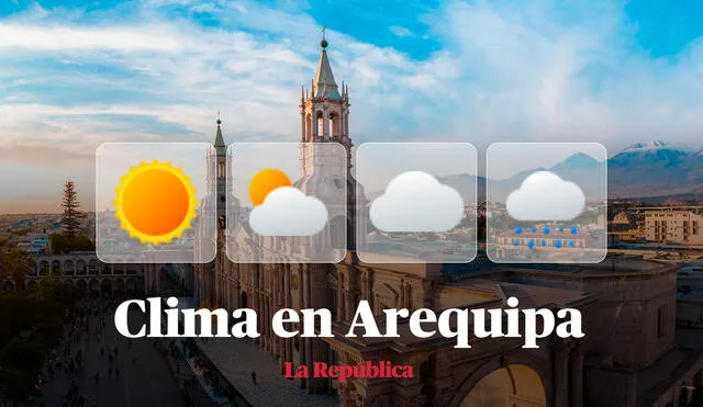 Clima en Arequipa, vía Senamhi HOY, 24 de octubre