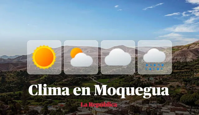 Clima en Moquegua, vía Senamhi HOY, 19 de octubre