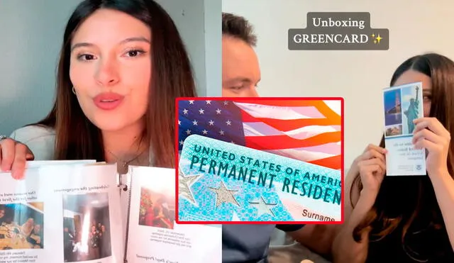 La mexicana contó en su video de TikTok que se sorprendió con la noticia de convertirse en residente permanente en poco tiempo. Foto: composición LR/TikTok/@aracely.boyl