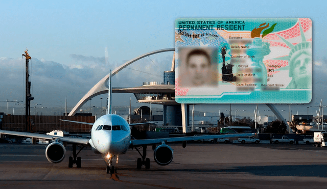 Este es el aeropuerto que retiene más Green Card | Composición Jazmin Ceras/Foto: La República/ AFP