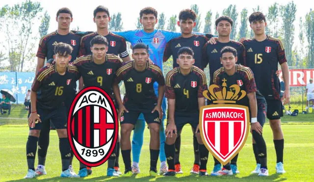 Perú ya había convocado a Paolo Doneda, portero de Milan, para una gira de la selección peruana sub-17 en Japón. Foto: composición LR/FPF