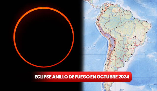 Solo dos países de Sudamérica podrán apreciar el eclipse Anillo de Fuego en su totalidad. Foto: composición LR / AFP / Freepik