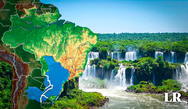 Esta vasta reserva de América Latina contiene cerca de 30.000 kilómetros cúbicos de agua. Foto: composición LR/Wikpedia