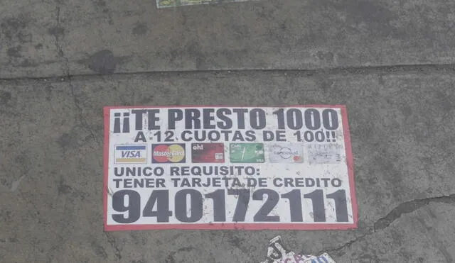 La modalidad de extorsión "gota a gota" es la más común entre las denuncias realizadas.