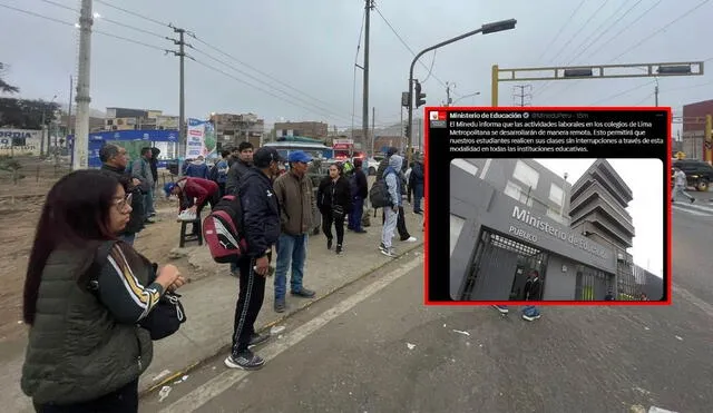 DRELM anunció que medida aplicará a colegios públicos y privados. Foto: composición LR