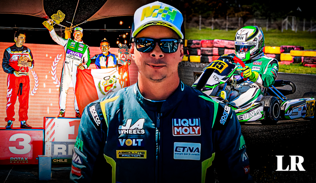 Mario Hart ha logrado varios títulos nacionales de karting. Foto: composición GLR.