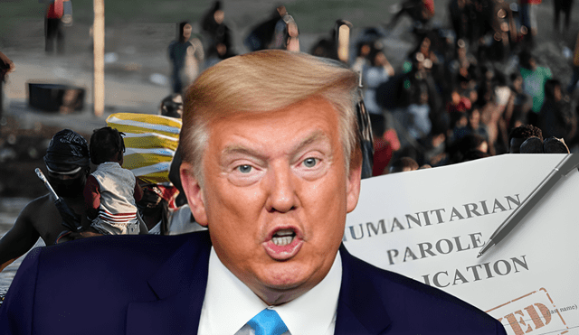 El expresidente Donald Trump se manifestó sobre el Parole Humanitario y el CBP One. Foto: composición LR