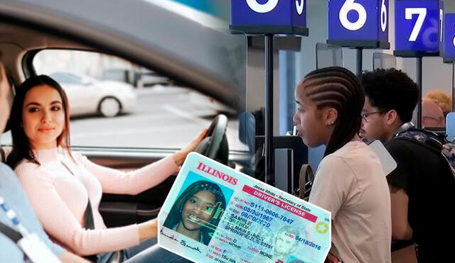 La nueva licencia en Illinois busca mejorar la seguridad vial y ofrecer una forma válida de identificación para los inmigrantes. Foto: composición LR/USA.