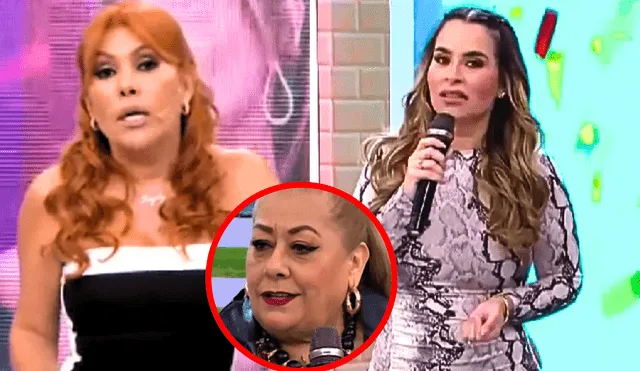 Ethel Pozo ha trabajado en todas las producciones de su madre, Gisela Valcárcel. Foto: Composición LR/Captura ATV/Captura América TV