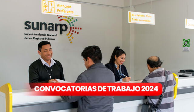 La convocatoria de Sunarp va, dependiendo al puesto que postules, hasta el 10 u 11 de octubre. Foto: composición LR/Gobierno del Perú