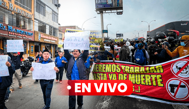 El paro de transportistas se llevó a cabo el miércoles 26 de septiembre. Foto: composición/LR