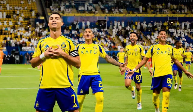 Cristiano Ronaldo llegó a los 903 goles y le dio la victoria a su equipo en la Liga Saudí. Foto: Al Nassr