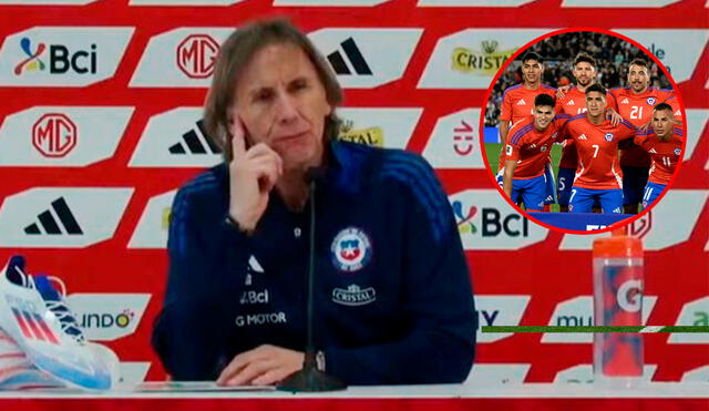 Ricardo Gareca lleva menos de 10 meses como DT de la selección chilena. Foto: composición de LR/La Roja