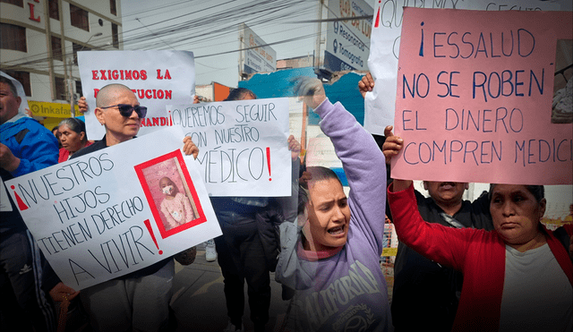 Padres mostraron letreros para incrementar su voz de protesta. Foto: Composición LR / Marcia Chahua - LR