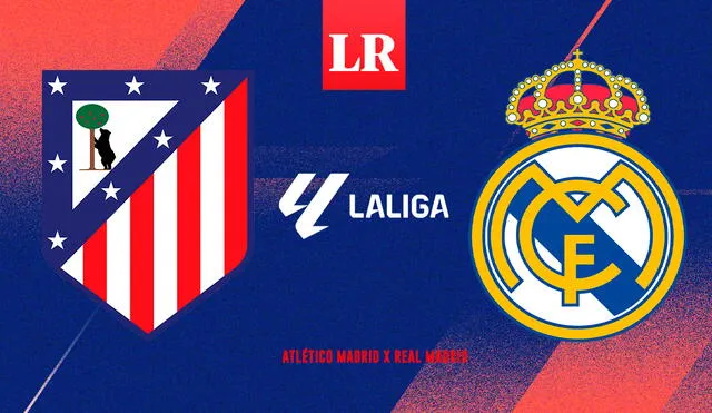 Atlético Madrid vs Real Madrid se disputará a partir de las 2.00 p. m. Foto: composición LR