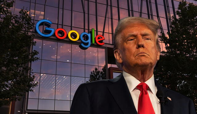 Donald Trump ha amenazado con llevar a cabo un proceso legal contra Google por difundir únicamente "malas noticias" sobre él. Foto: composición LR/AFP/Expansión