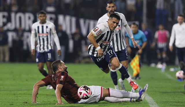 Alianza Lima empezó perdiendo ante Melgar, pero pudo empatar en el segundo tiempo. Foto Luis Jiménez/GLR