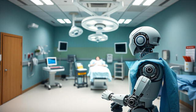 China es el primer país en inaugurar un hospital operado por inteligencia artificial, el Agent Hospital, que puede atender a los pacientes con médicos robóticos. Foto: Freepik IA