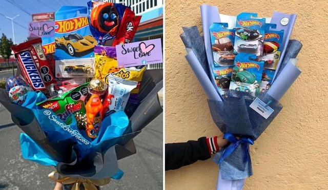 Al igual que las flores amarillas, los ramos de Hot Wheels son una tendencia que nació en TikTok. Foto: Difusión