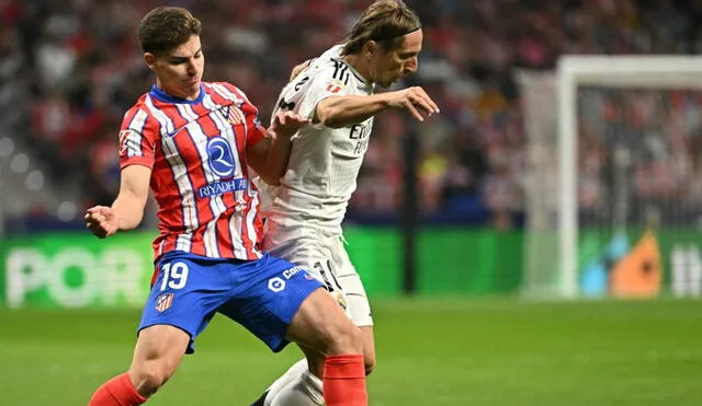 Real Madrid enfrentó a Atlético Madrid en el Cívitas Metropolitano por el derbi de LaLiga. Foto: AFP