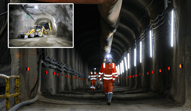 Construcción del túnel de trasvase en La Libertad. Foto: composición LR/difusión.