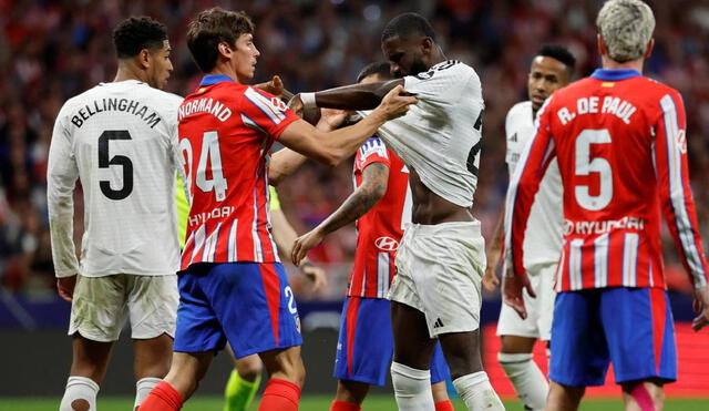 Real Madrid enfrentó a Atlético Madrid en el Cívitas Metropolitano por el derbi de LaLiga. Foto: AFP