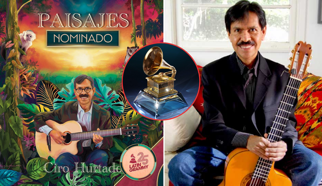 Ciro Hurtado fue nominado por primera vez en los Latin Grammy en 2015 con su disco 'Ayahuasca Dreams’. Foto: composición LR/ El Diario/ The Entertainment Magazine/ Ciro_Hurtado