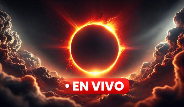 Revisa AQUÍ las últimas noticias del eclipse solar del 2 de octubre. Foto: composición LR/Dall-E