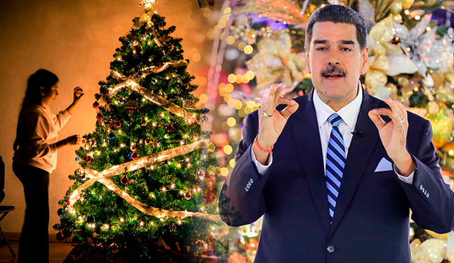 Nicolás Maduro adelantó la Navidad en Venezuela, por lo que varios venezolanos iniciará la celebración con varios días de anticipación. Foto: composición LR/ X