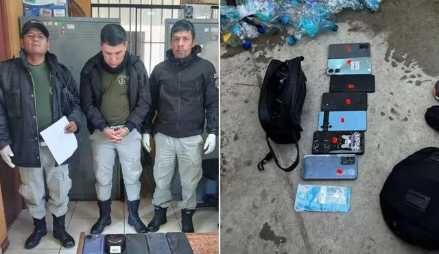 En la cárcel Huacariz de Cajamarca, un servidor penitenciario fue detenido por intentar ingresar 10 teléfonos celulares y dos chips escondidos en su cuerpo. Foto: LR