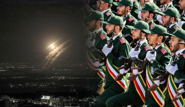 Los Guardianes de la Revolución de Irán amenazaron a Israel con "ataques demoledores" si responde a los 180 misiles lanzados este 1 de octubre. Foto: composición LR/AFP/