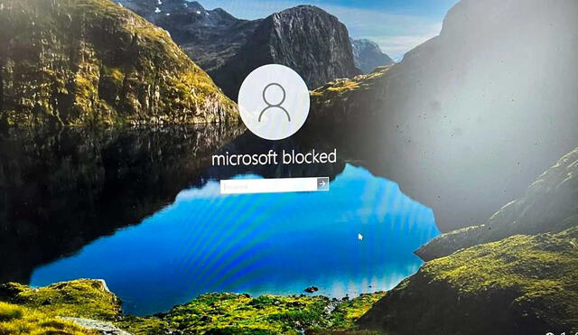 Así luce una PC infectada con Microsoft Blocked. Foto: Genbeta