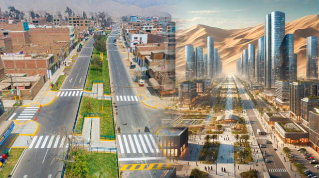 Este distrito de Lima será uno de los más ricos en 2030, según la inteligencia artificial: hoy el 34% de su población es pobre. Foto: composición LR / Municipalidad de Lima / ChatGPT