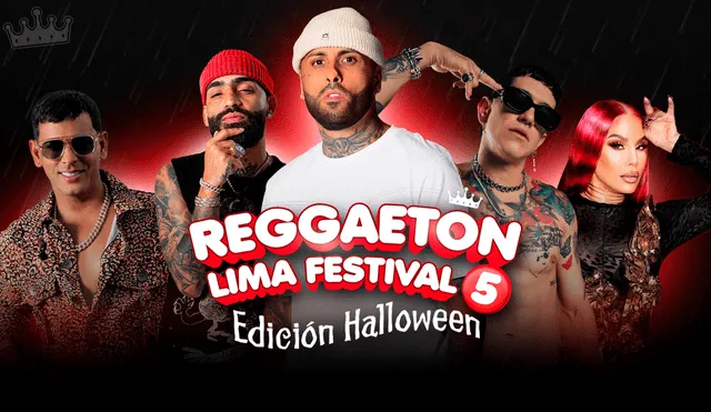 La quinta edición del Reggaetón Lima Festival se realizará en el Estadio Nacional. Foto: difusión