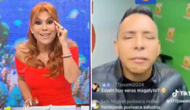 Magaly Medina recordó a Edwin Sierra cómo engañó a Milena Zárate en su propia casa. Foto: captura/ATV