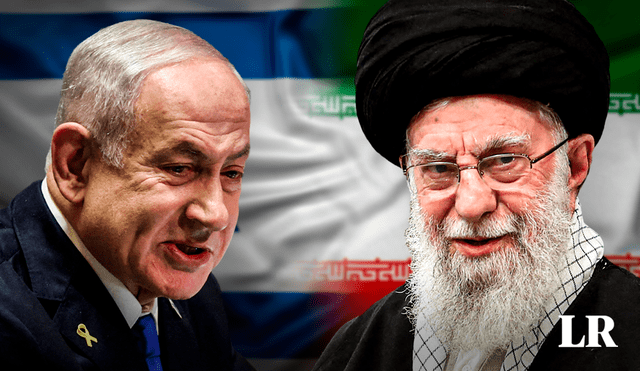 La rivalidad entre Israel e Irán, intensificada por la Revolución Islámica de 1979 y el apoyo de Teherán a Hezbolá, ha escalado en los últimos años debido a la guerra en Gaza y Líbano. Foto: Composición LR/AFP Jazmín Ceras