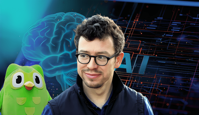 Luis von Ahn, que posee aproximadamente el 10% de Duolingo, se ha convertido en multimillonario. Foto: composición LR/Getty Images Staff/Duolingo