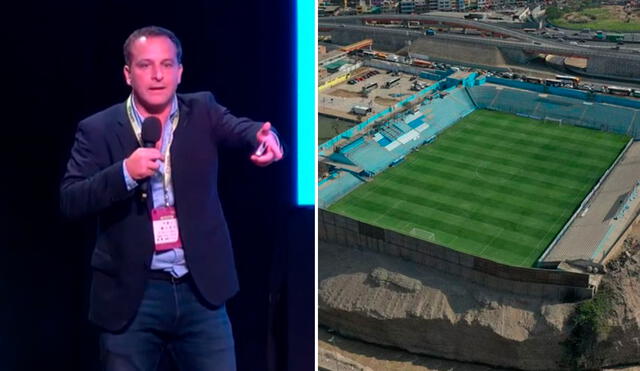 Daniel Graña tuvo polémicas palabras acerca del lugar en que está construido el estadio Alberto Gallardo, así como su capacidad. Foto: composición de LR/captura de Agencia VS Chile/difusión