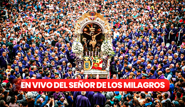 Señor de los Milagros este octubre del 2024. Foto: composición LR/Arzobispo de Lima.