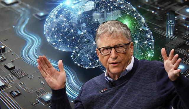 Bill Gates revela los 3 riesgos de la inteligencia artificial. Foto: composición LR/ La noticia